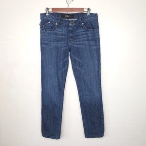 Rock & Republic Berlin Medium Wash Low Rise Color Vela Denim Jeans Size 30